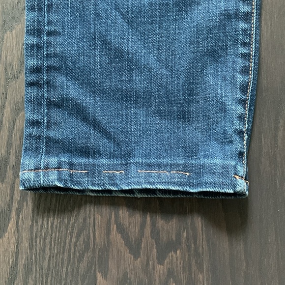 J Brand “The Cigarette Leg” Distressed Blue Jeans - Picture 5 of 12